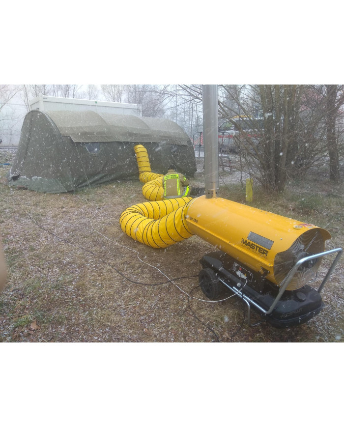 Nagrzewnica olejowa z odprowadzeniem spalin Master BV 290 Master Heaters -      Technické údaje:       Objem nádrže [ l ]: 105  