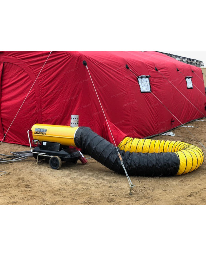 Nagrzewnica olejowa z odprowadzeniem spalin Master BV 290 Master Heaters - Dane techniczne:  Pojemność zbiornika [ l ]: 105 Prze