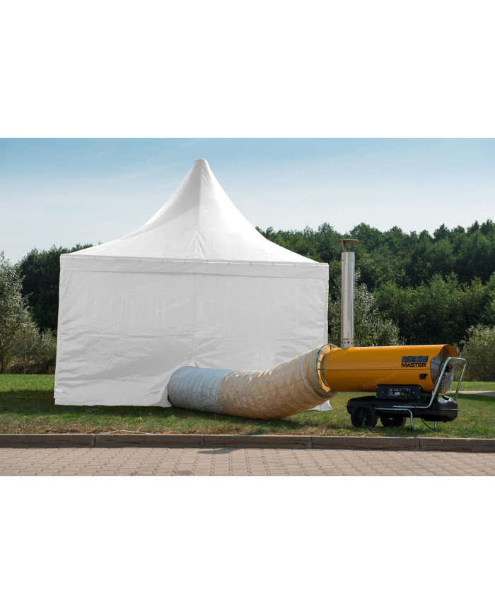 Nagrzewnica olejowa z odprowadzeniem spalin Master BV 290 Master Heaters - Dane techniczne:  Pojemność zbiornika [ l ]: 105 Prze