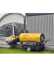 Nagrzewnica olejowa z odprowadzeniem spalin Master BV 400 Master Heaters -      Dane techniczne:       Pojemność zbiornika [ l ]