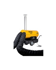 Nagrzewnica olejowa z odprowadzeniem spalin Master BV 400 Master Heaters -      Technické údaje:       Objem nádrže [ l ]: 150  