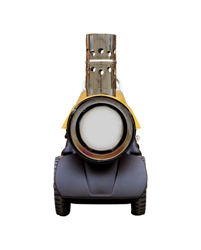 Master BV 69E exhaust oil heater Master Heaters - Technical specifications:  Tank capacity [ l ]: 35 Air flow [ m³/h ]: 1550 Pow