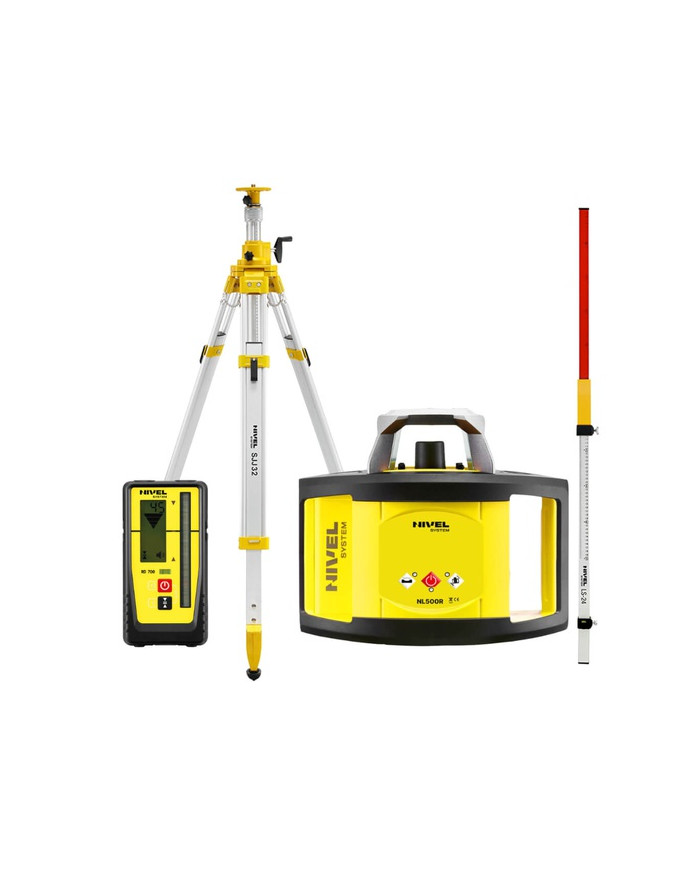 Laser leveler Nivel System NL500R DIGITAL - KIT Staff LS-24 tripod SJJ32 Nivel System - Technical data:  Brand: Nivel System Ope Laser leveler Nivel System NL500R DIGITAL - KIT Staff LS-24 tripod SJJ32 Nivel System - Technical data:  Brand: Nivel System Ope
