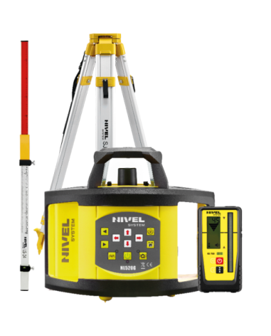 Laser leveler Nivel System NL520G DIGITAL - KIT Staff LS-24 tripod SJJ1 Nivel System - Technical data:  Brand: Nivel System Oper