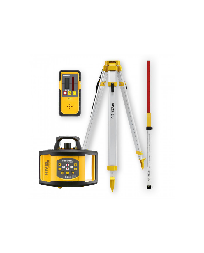Laser leveler Nivel System NL520G - KIT Staff LS-24 tripod SJJ1 Nivel System - Technical data:  Brand: Nivel System Operating te Laser leveler Nivel System NL520G - KIT Staff LS-24 tripod SJJ1 Nivel System - Technical data:  Brand: Nivel System Operating te