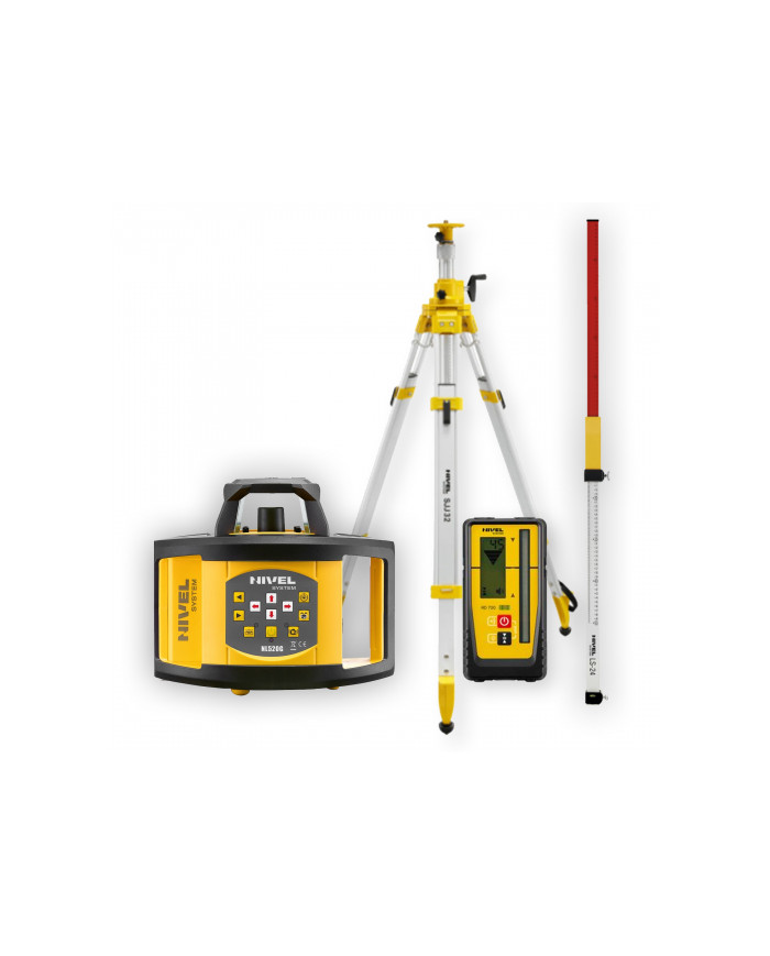 ZESTAW Niwelator laserowy Nivel System NL520G DIGITAL + łata LS-24 + statyw SJJ32 Nivel System - Dane techniczne:  Marka: Nivel 