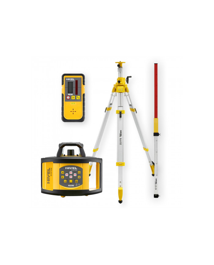 Laserová vodováha Nivel System NL520G - KIT Staff LS-24 Tripod SJJ32 Nivel System - Technické údaje:  Rozsah pracovných teplôt: 