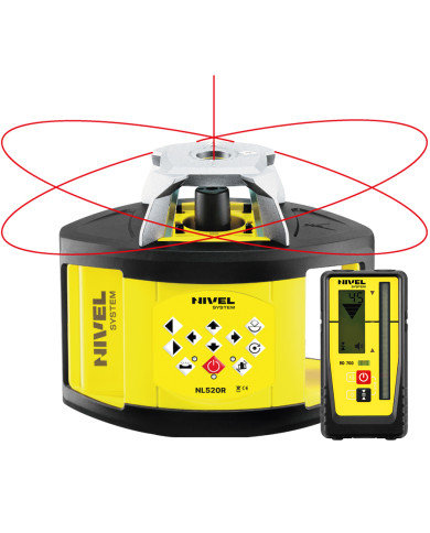 Nivel System NL520R DIGITAL red rotary self-leveling laser leveler Nivel System - Technical data:  Brand: Nivel System Operating Nivel System NL520R DIGITAL red rotary self-leveling laser leveler Nivel System - Technical data:  Brand: Nivel System Operating
