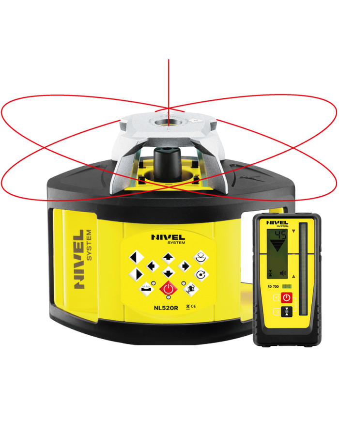 Nivel System NL520R DIGITAL red rotary self-leveling laser leveler Nivel System - Technical data:  Brand: Nivel System Operating Nivel System NL520R DIGITAL red rotary self-leveling laser leveler Nivel System - Technical data:  Brand: Nivel System Operating