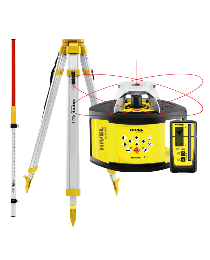 Laser leveler Nivel System NL 520R DIGITAL - KIT Staff LS-24 tripod SJJ1 Nivel System - Technical data:  Brand: Nivel System Ope Laser leveler Nivel System NL 520R DIGITAL - KIT Staff LS-24 tripod SJJ1 Nivel System - Technical data:  Brand: Nivel System Ope