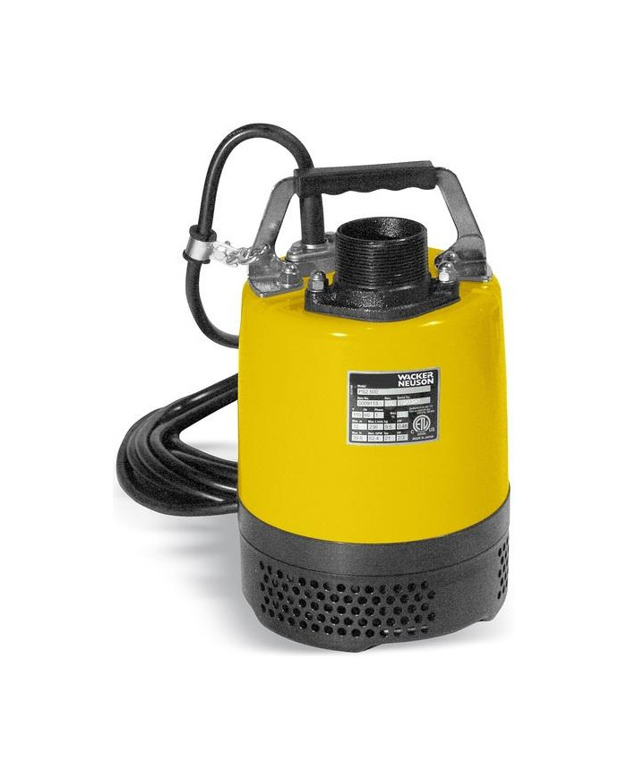 Wacker Neuson PS2 500 submersible pump Wacker Neuson - Dane techniczne:wymiary: dlugosc 185mm. szerokosc 185mm. wysokosc 355mmci
