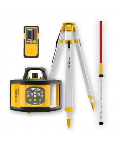 Laser leveler Nivel System NL520 - KIT Staff LS-24 tripod SJJ1 Nivel System - Technical data:  Brand: Nivel System Operating tem