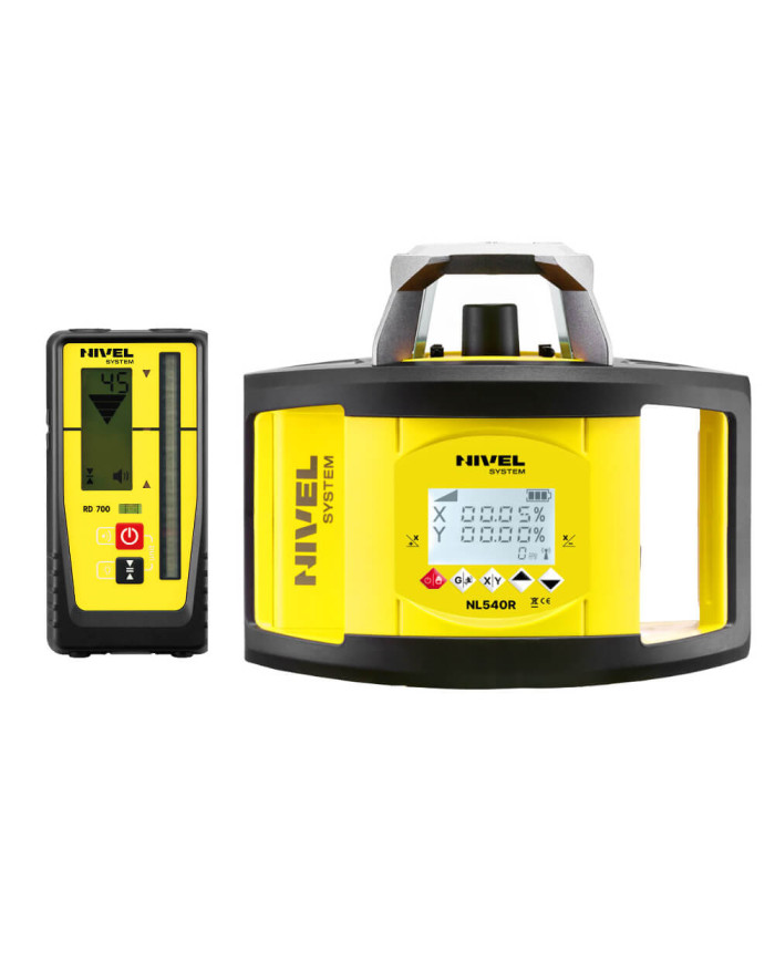 Nivel System NL540R DIGITAL červená rotačná samonivelačná laserová vodováha Nivel System - Technické údaje:   Rozsahpracovných t