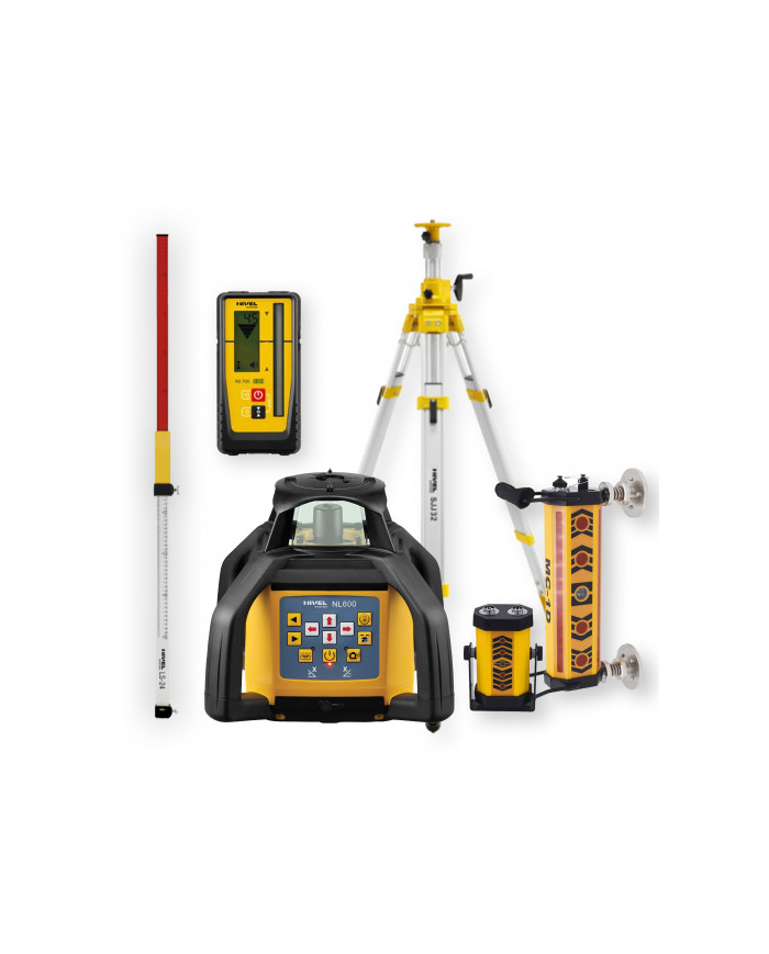Laser leveler Nivel System NL600 DIGITAL - KIT Staff LS-24 tripod SJJ32 system MC-1D Nivel System - Technical data:  Brand: Nive Laser leveler Nivel System NL600 DIGITAL - KIT Staff LS-24 tripod SJJ32 system MC-1D Nivel System - Technical data:  Brand: Nive