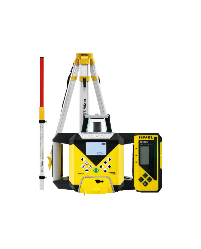 Laser leveler Nivel System NL720G DIGITAL - KIT tripod SJJ1 staff LS24 Nivel System - Technical data:  Auto-adjustment function: Laser leveler Nivel System NL720G DIGITAL - KIT tripod SJJ1 staff LS24 Nivel System - Technical data:  Auto-adjustment function: