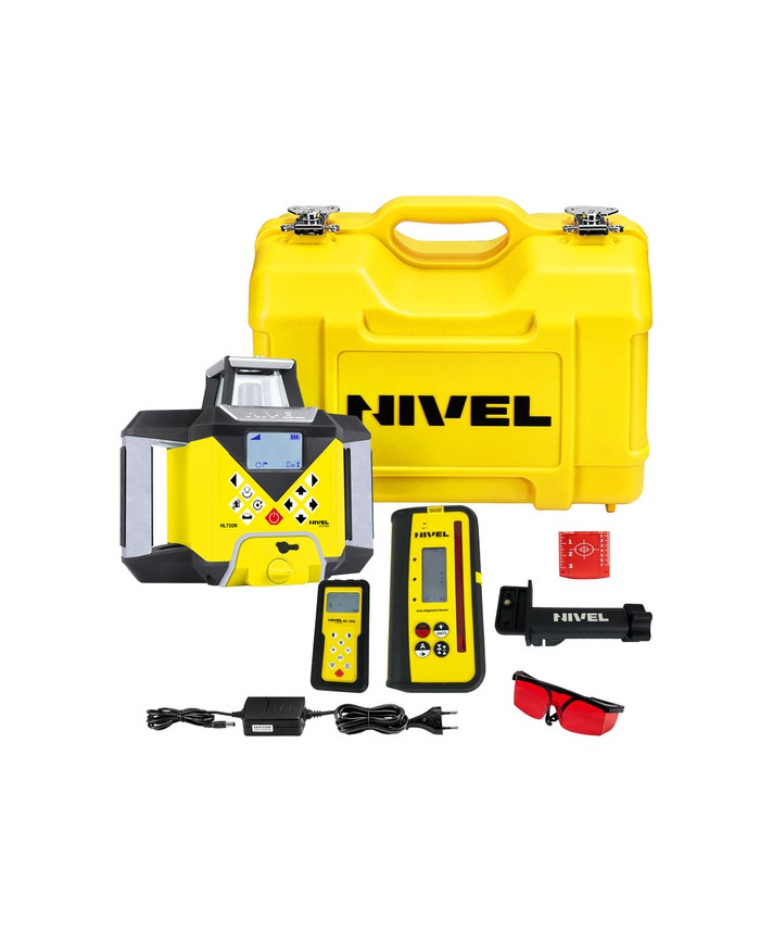 Niwelator laserowy Nivel System NL720R DIGITAL Nivel System - Dane techniczne:  Funkcja autowpasowania: TAK Ciężar: 2.83 kg Mark