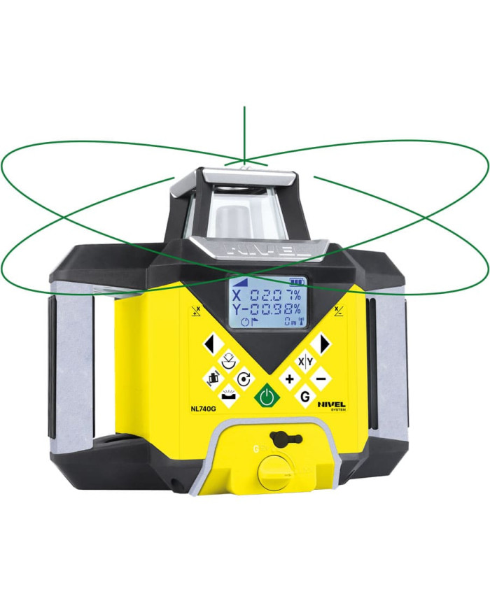Laser leveler Nivel System NL740G DIGITAL green Nivel System - Technical data:  Auto-adjustment function: YES Weight: 2.85kg Bra Laser leveler Nivel System NL740G DIGITAL green Nivel System - Technical data:  Auto-adjustment function: YES Weight: 2.85kg Bra