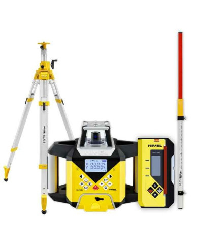 Laser leveler Nivel System NL740R DIGITAL - KIT tripod SJJ32 staff LS24 Nivel System - Technical data:  Auto-adjustment function