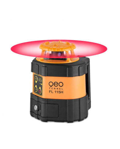 Niwelator laserowy rotacyjny geo-FENNEL FL 150H-G Geo-FENNEL - Dane techniczne:: undefinedwymiary: 36 x 47 x 25ciezar: 1.95 kgma