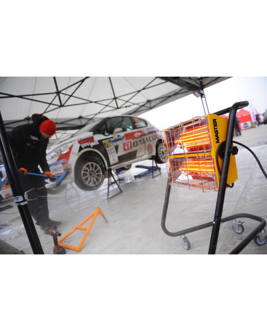 Master HALL 3000 infrared heater Master Heaters - Technical Data:  Power supply [ V/Hz ]: 220-240/50 Insulation class: 1 Heating