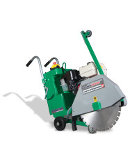 Sharky 500 mobile road cutting machine  - Specifications:  Dimensions: 1000 x 500 x 920 mm  Fuel: Gasoline Engine: Honda GX 390  Sharky 500 mobile road cutting machine  - Specifications:  Dimensions: 1000 x 500 x 920 mm  Fuel: Gasoline Engine: Honda GX 390