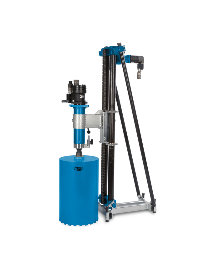 Statyw do wiertnicy hydrauliczny TYROLIT BC-2 Tyrolit - Dane techniczne:Wymiary: 460 x 290 x 1340 mmSrednica wiercen: 100 – 350  Statyw do wiertnicy hydrauliczny TYROLIT BC-2 Tyrolit - Dane techniczne:Wymiary: 460 x 290 x 1340 mmSrednica wiercen: 100 – 350