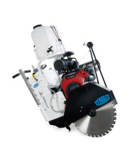 Przecinarka jezdna Tyrolit FSG 620 Tyrolit - Dane techniczne:Ciezar: 184 kgSilnik: Honda gx630Predkosc robocza: 0-24m/minPaliwo: