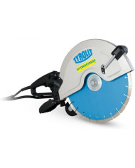 Przecinarka ręczna elektryczna Tyrolit HBE 350 Tyrolit - Dane techniczne:  Wymiary: 625 x 250 x 365 mm Napięcie: 230 V Obroty: B