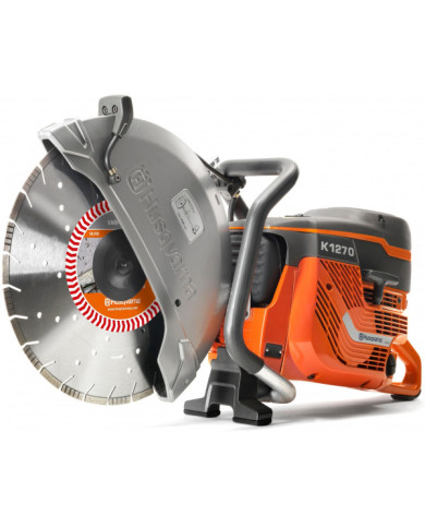 Husqvarna K 1270 hand cutting machine 350mm blade guard Husqvarna Construction - Specifications:  Dimensions: 742 x 241 x 439 mm