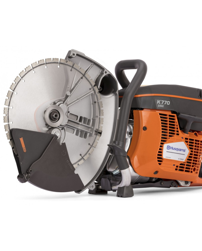 Husqvarna K 770 VAC 300mm hand cutting machine Husqvarna Construction - Specifications:  Dimensions: 726 x 221 x 408 mm Voltage: