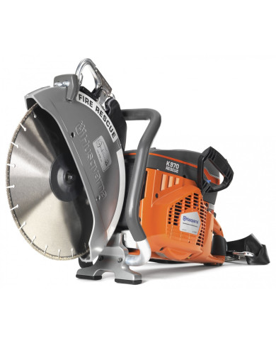 Husqvarna K 970 Rescue 350mm hand cutting machine Husqvarna Construction - Specifications:  Dimensions: N/A Voltage: N/A RPM: 47