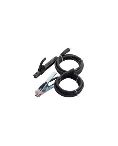 Przewody spawalnicze do agregatu komplet 5m  - 