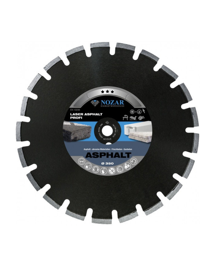 Tarcza diamentowa NOZAR LAM PROFI 350mm Nozar - Dane techniczne:: undefinedmax. srednica tarczy: 350 mmsrednica otworu w tarczy: Tarcza diamentowa NOZAR LAM PROFI 350mm Nozar - Dane techniczne:: undefinedmax. srednica tarczy: 350 mmsrednica otworu w tarczy: