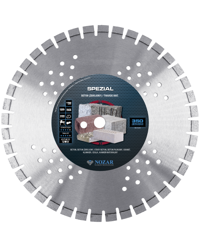Tarcza diamentowa Nozar Spezial 350x25,4 mm Nozar -  Tarcza diamentowa Nozar Spezial 350x25,4 mm Nozar -