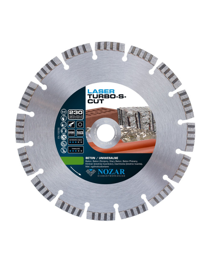 Tarcza diamentowa TURBO S CUT 230  - 