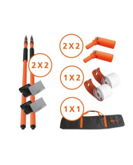 Master HEYWALL BASIC dust wall Master Heaters - The Set Includes:  4 system beams up to 3.6m long with upper and lower supports  Master HEYWALL BASIC dust wall Master Heaters - The Set Includes:  4 system beams up to 3.6m long with upper and lower supports