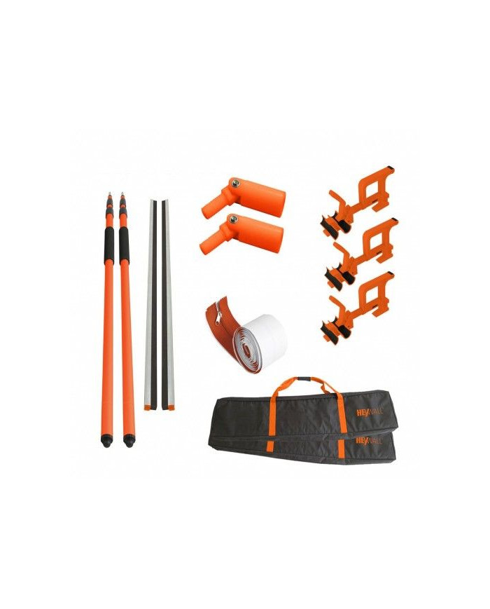 Master HEYWALL PLUS dust wall Master Heaters - The Set Includes:  4 system beams up to 3,6 m with upper and lower supports 4 cor Master HEYWALL PLUS dust wall Master Heaters - The Set Includes:  4 system beams up to 3,6 m with upper and lower supports 4 cor