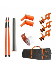 Master HEYWALL PLUS dust wall Master Heaters - The Set Includes:  4 system beams up to 3,6 m with upper and lower supports 4 cor Master HEYWALL PLUS dust wall Master Heaters - The Set Includes:  4 system beams up to 3,6 m with upper and lower supports 4 cor