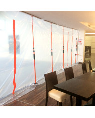 Master HEYWALL PLUS dust wall Master Heaters - The Set Includes:  4 system beams up to 3,6 m with upper and lower supports 4 cor Master HEYWALL PLUS dust wall Master Heaters - The Set Includes:  4 system beams up to 3,6 m with upper and lower supports 4 cor