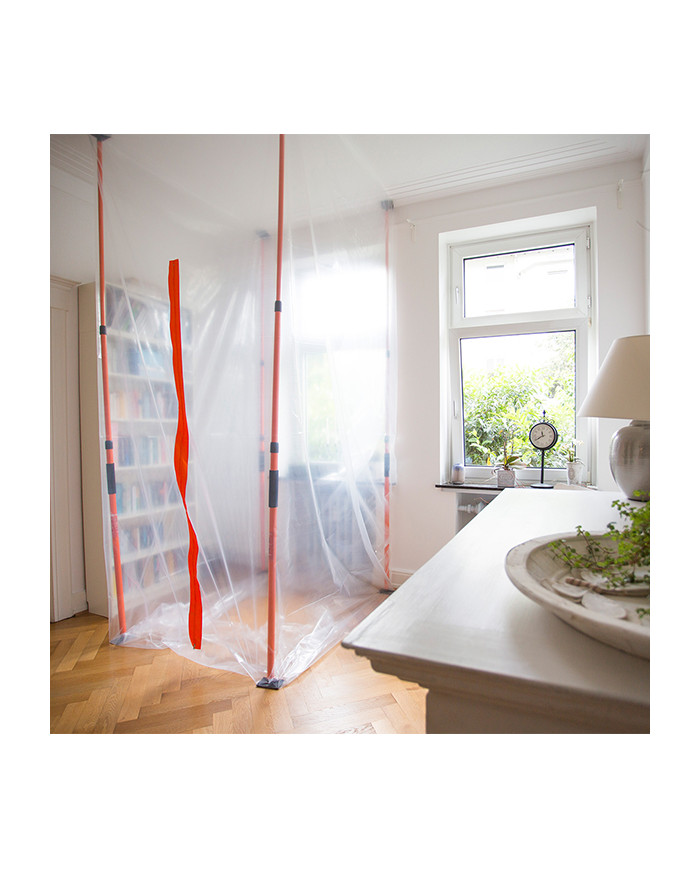 Master HEYWALL PLUS dust wall Master Heaters - The Set Includes:  4 system beams up to 3,6 m with upper and lower supports 4 cor Master HEYWALL PLUS dust wall Master Heaters - The Set Includes:  4 system beams up to 3,6 m with upper and lower supports 4 cor