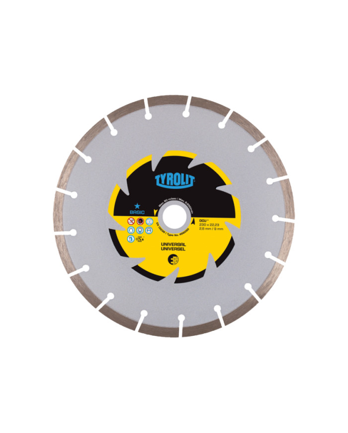 Tarcza diamentowa TYROLIT BASIC DCU 180 X 2,6 MM Tyrolit - Dane techniczne:: undefinedproducent: tyrolitmax. srednica tarczy: 18 Tarcza diamentowa TYROLIT BASIC DCU 180 X 2,6 MM Tyrolit - Dane techniczne:: undefinedproducent: tyrolitmax. srednica tarczy: 18