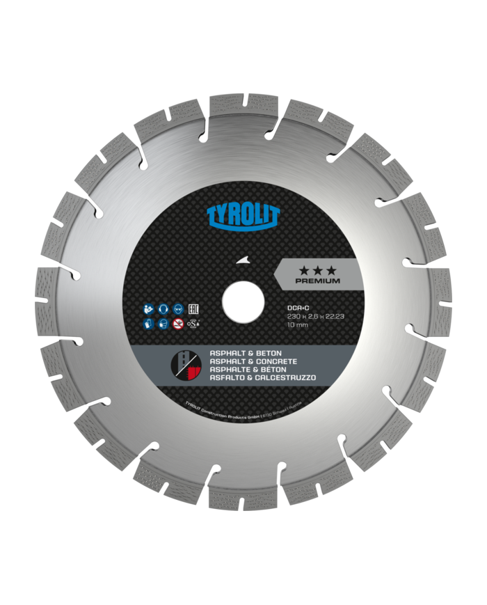 Tarcza diamentowa TYROLIT PREMIUM DCA C 300 X 2,6 MM (20 MM) Tyrolit - Dane techniczne:: undefinedproducent: tyrolitmax. srednic Tarcza diamentowa TYROLIT PREMIUM DCA C 300 X 2,6 MM (20 MM) Tyrolit - Dane techniczne:: undefinedproducent: tyrolitmax. srednic