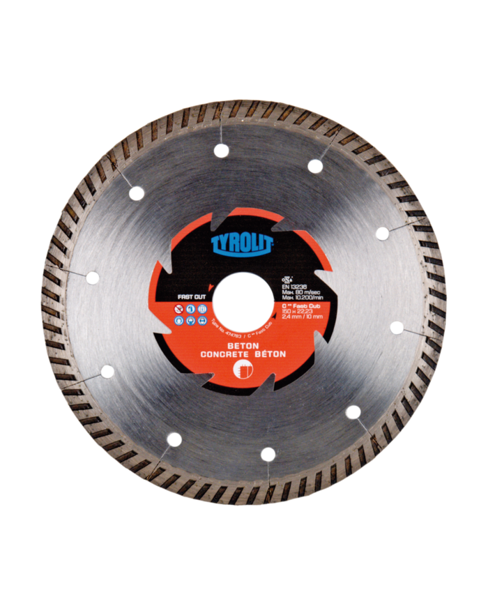 Tarcza diamentowa TYROLIT PREMIUM DCC-FC 150 X 2,4 MM Tyrolit - Dane techniczne:: undefinedproducent: tyrolitmax. srednica tarcz Tarcza diamentowa TYROLIT PREMIUM DCC-FC 150 X 2,4 MM Tyrolit - Dane techniczne:: undefinedproducent: tyrolitmax. srednica tarcz