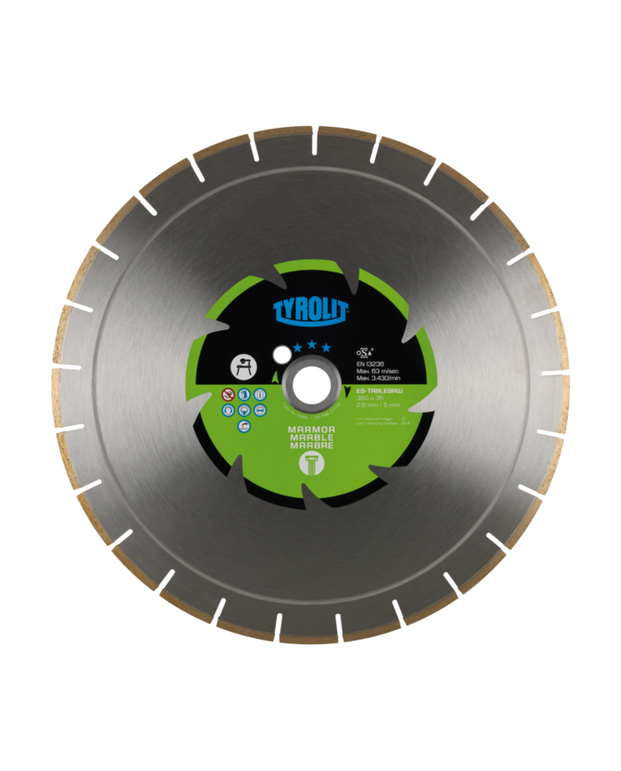 Tarcza diamentowa TYROLIT PREMIUM ES-T 300 X 2,4 MM Tyrolit - Dane techniczne:: undefinedproducent: tyrolitmax. srednica tarczy: Tarcza diamentowa TYROLIT PREMIUM ES-T 300 X 2,4 MM Tyrolit - Dane techniczne:: undefinedproducent: tyrolitmax. srednica tarczy: