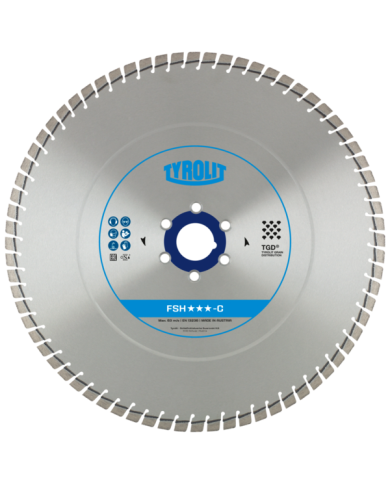 TYROLIT PREMIUM FSH-C 1000 X 4.4 MM diamond disc Tyrolit - Dane techniczne:: undefinedproducent: tyrolitmax. srednica tarczy: 10
