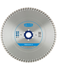 Tarcza diamentowa TYROLIT PREMIUM FSH-C 600 X 5 MM Tyrolit - Dane techniczne:: undefinedproducent: tyrolitmax. srednica tarczy: 