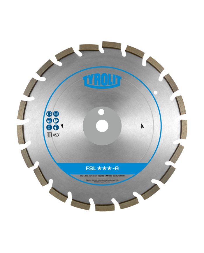 Tarcza diamentowa TYROLIT PREMIUM FSL-A 800 X 4,7 MM, 35/25,4 MM Tyrolit - Dane techniczne:: undefinedproducent: tyrolitmax. sre