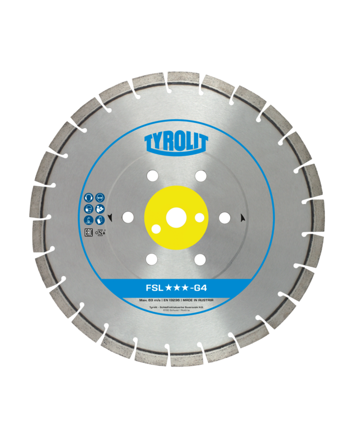 Tarcza diamentowa TYROLIT PREMIUM FSL-G3 350 X 2,8 MM Tyrolit - Dane techniczne:: undefinedproducent: tyrolitmax. srednica tarcz