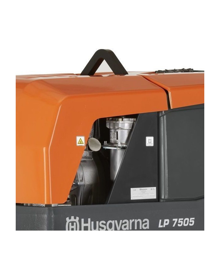 Walec prowadzony Husqvarna LP 7505 HATZ EL DUPLEX Husqvarna Construction - Dane techniczne:  Silnik: Hatz 1D50S Prędkość robocza