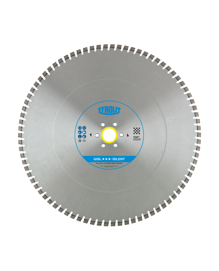 Tarcza diamentowa TYROLIT PREMIUM WSL SILENT 1025 X 4,4 MM Tyrolit - Dane techniczne:Producent: TyrolitMax. srednica tarczy: 102 Tarcza diamentowa TYROLIT PREMIUM WSL SILENT 1025 X 4,4 MM Tyrolit - Dane techniczne:Producent: TyrolitMax. srednica tarczy: 102
